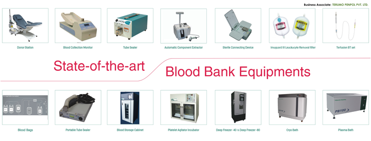BLOOD BANK EQUIPMENTS